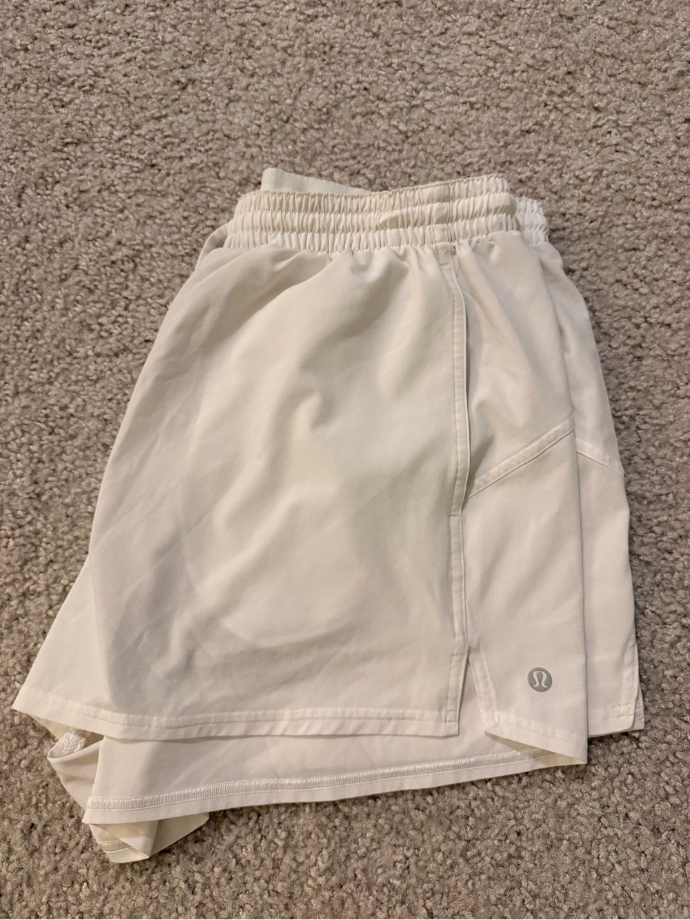 lululemon athletica Cream Athletic Skort
